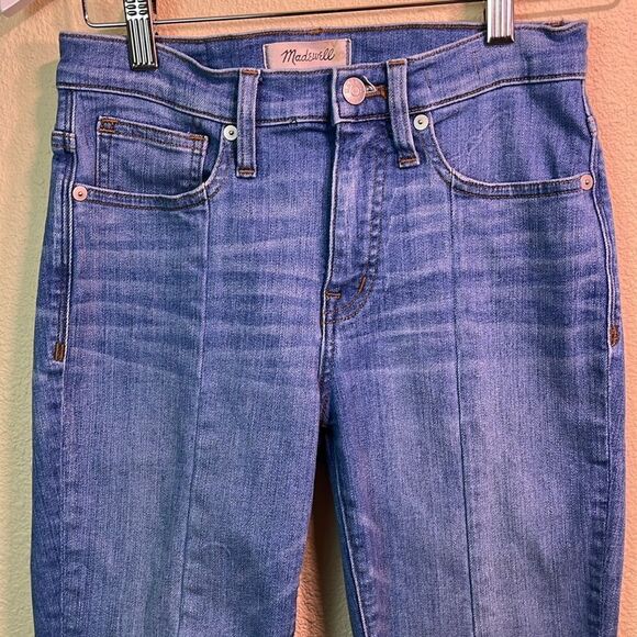Madewell 9” high-rise skinny front seam jeans size 25 - Picture 6 of 13